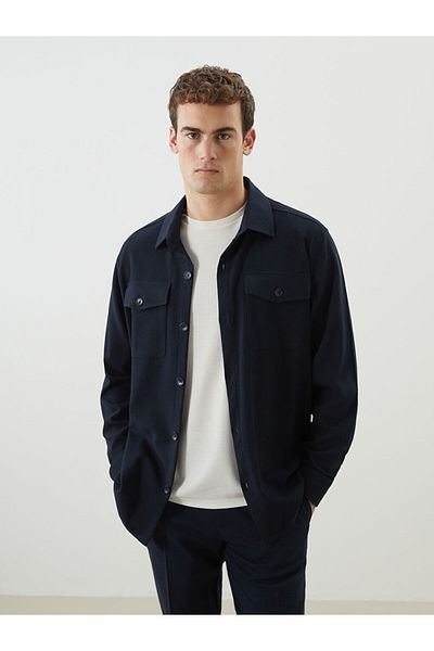 LC Waikiki Comfortable Fit Long Sleeve Dobby Men's Shirt