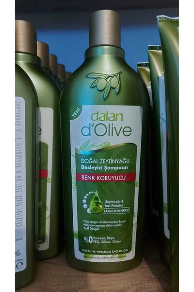 Dalan D'Olive Color Protection Shampoo -400 Ml- (6 Pieces)