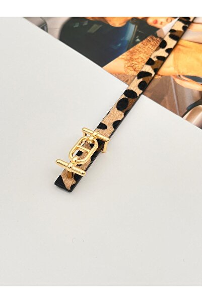 Descoin Cureaua subtire cu catarama aurie, centura pentru pantaloni, centura ...