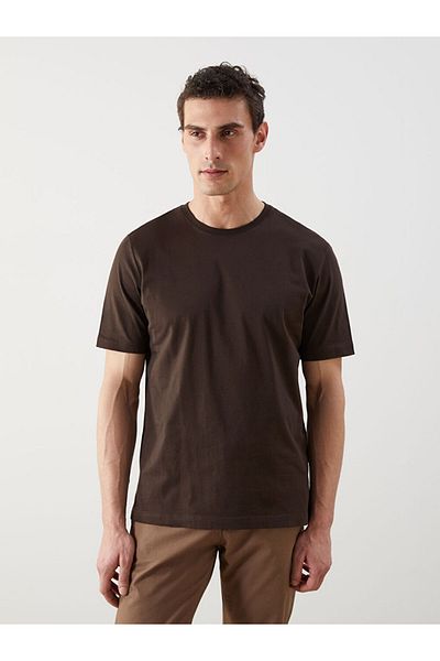 LC Waikiki Ανδρικό T-Shirt LCW Crew Neck χτενισμένο βαμβακερό