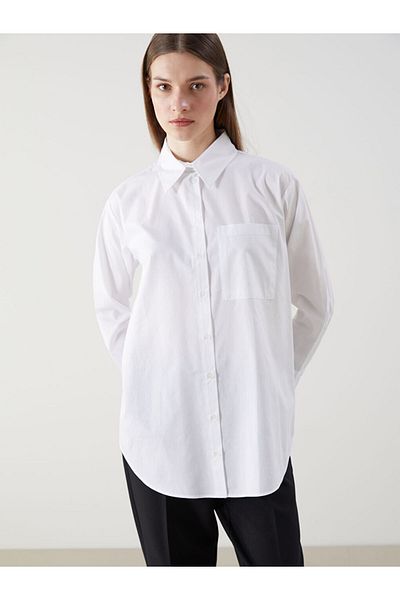 LC Waikiki Lcw Poplin Women's Shirt Tunic Fast Fashion