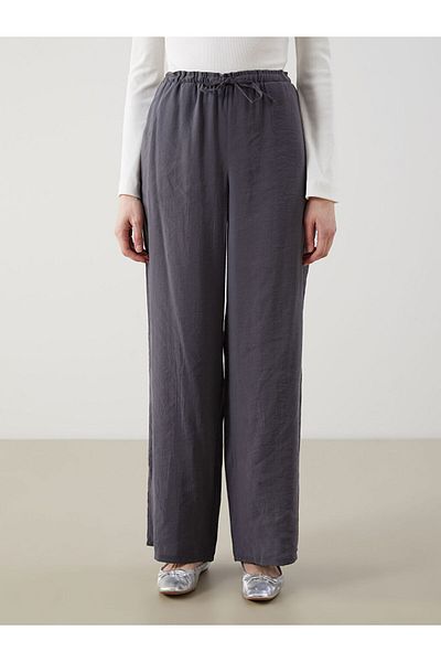 LC Waikiki Pantaloni largi LCW pentru femei cu talie elastică