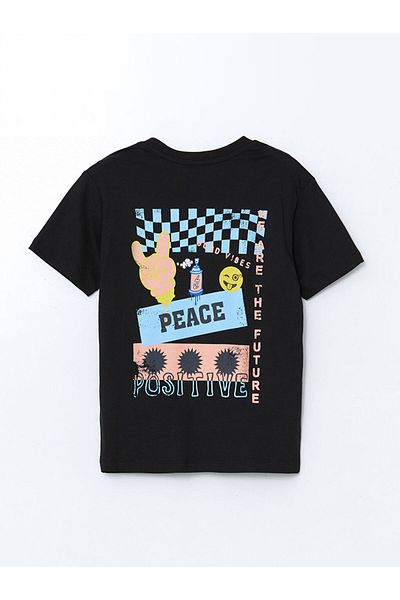 LC Waikiki Tricou pentru băiat cu gât crew New Season - S5H012Z4