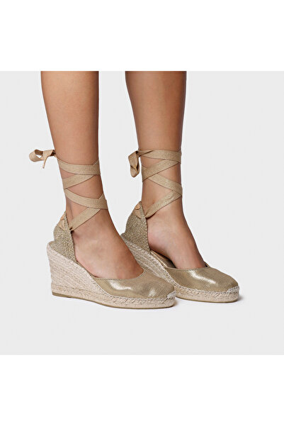 Toni Pons Florına Kadın Platin Dolgu Topuk Espadril 1TONW2025061