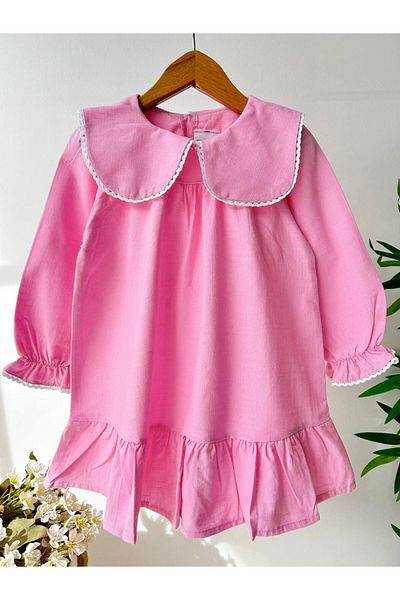 Butik Rochie țesută pentru fete roz