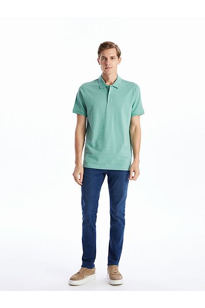 LC Waikiki New Season Polo Neck Short Sleeve Pique Men's T-Shirt - S52213Z8