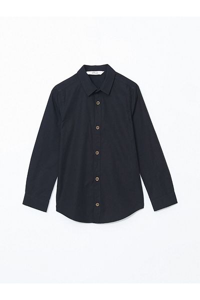 LC Waikiki LCW Basic koszula chłopięca z długim rękawem