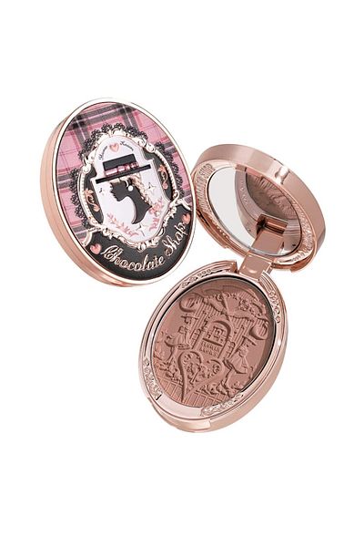 Flower Knows Chocolate Wonder-Shop Embossed Blush, 5g (04 Antique Doll)