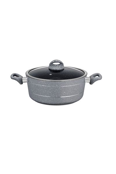 ROYALFORD RF9471 30cm Die-Cast Aluminium Casserole with Glass Lid