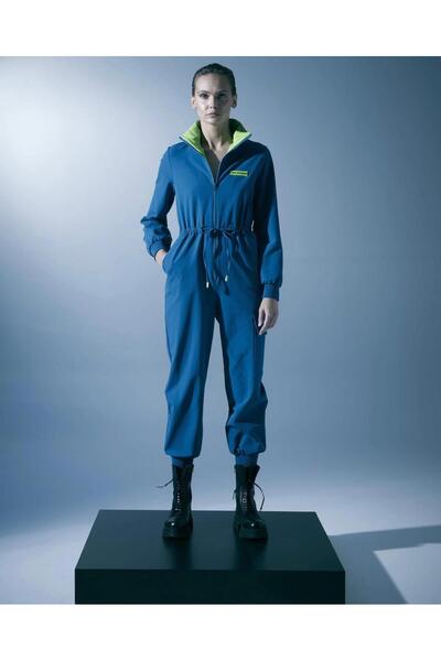 Kupa Kızı Mar de Moda Spor Severler İçin Uzun Kollu Tulum