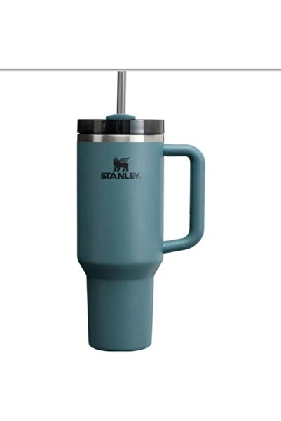 Stanley Termos Quencher cu Paie 1,18 L Albastru Petrol