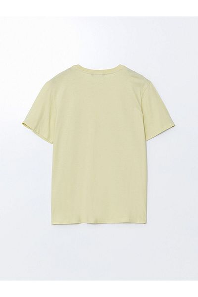 LC Waikiki Crew Neck Short Sleeve Printed Combed Cotton Men's T-Shirt