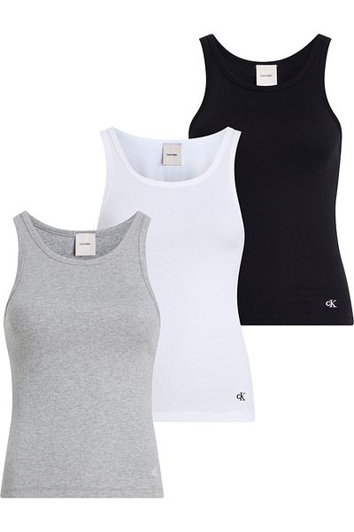 Calvin Klein Scoop Neck Cotton Tank 3Pk Undershirt