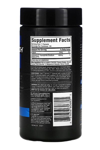 MUSCLETECH Platinum Muscle Builder Peak Atp Fast Erzoşla Capsule - Us Edition 3949