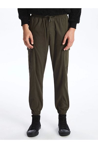 LC Waikiki Ανδρικό παντελόνι Cargo XSIDE KHAKI Standard Fit