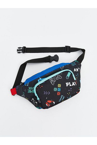 LC Waikiki Lcw Accessories Black Printed Boy's Waist Bag