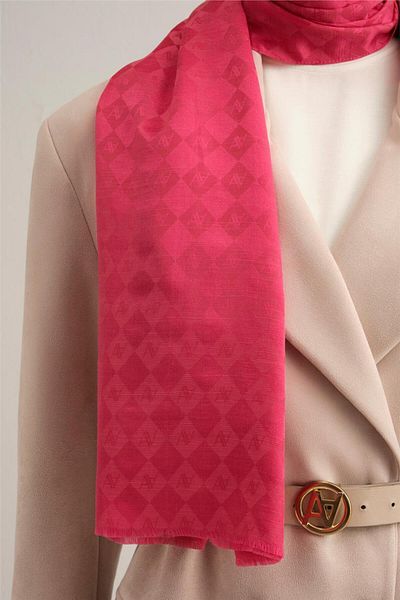Armine Jacquard Silk Cotton Shawl 10701