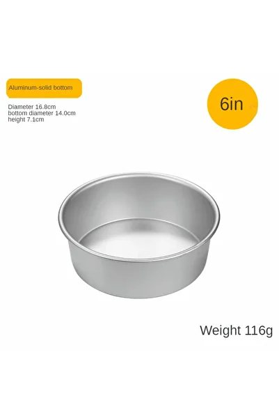 Choice White 6 inches 4-12 inch Aluminum Round Cake Bakeware solid bottom Chiffon Cake die for aluminum all