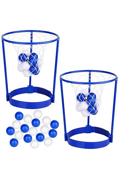 Choice Blue(2 pack) 2 Pack Head Hoop Basketball Party Game For Kids And Adults Carnival Game Adjustable Bas