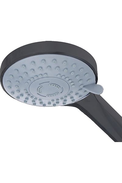 HESANIT Logic Hand Shower Set with 3 spray settings Matt Black