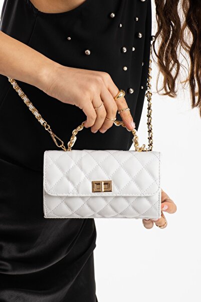 mèche atelier since 2024 Біла жіноча сумка через плече