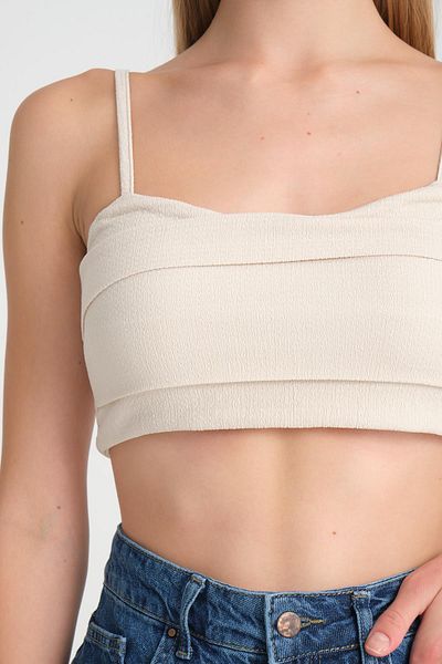 Store Halter Neck Crop Top - 100% Cotton, Summer Stylish Design