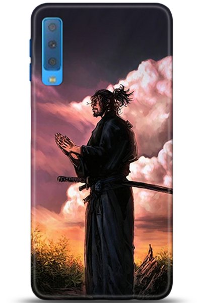 adveksiyon حافظة سامسونج جالاكسي A7 2018 مطبوعة بدقة HD - تصميمات محددة 5256