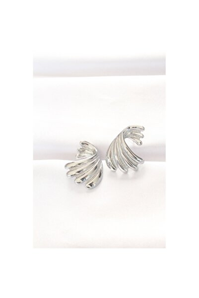 Skygo Brass Silver Color Earrings - Tj-Bkp8884