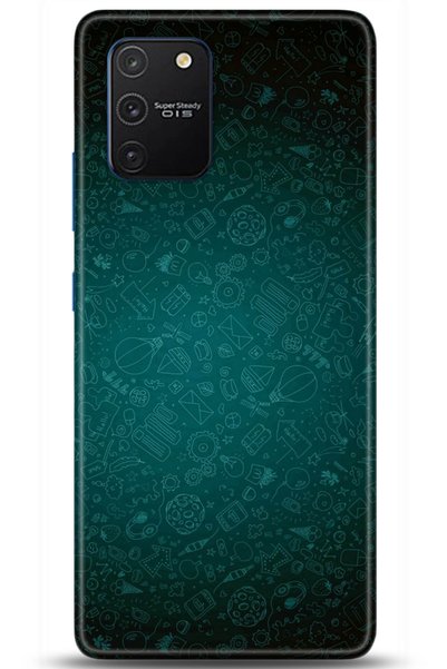 adveksiyon حافظة سامسونج جالاكسي S10 لايت / A91 مطبوعة بدقة عالية - تصميمات م...