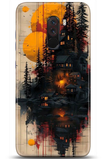 adveksiyon حافظة هاتف Xiaomi Pocophone F1 مطبوعة بدقة HD - تصميمات محددة 5292