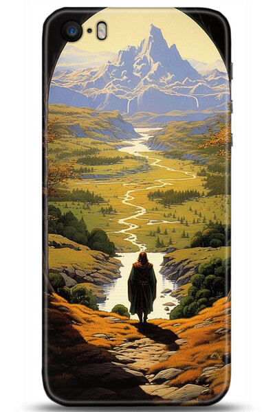 adveksiyon Apple iPhone 5 / 5S Kılıf HD Baskılı Kılıf - Pamper Yourself 5263