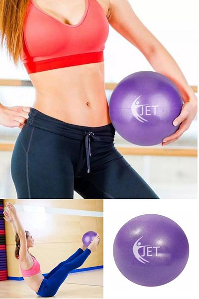 Jet Μωβ 120x15 cm Pilates Band και 25 cm Balance Pilates Ball Σετ