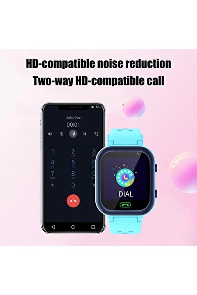 intermax Onkatech Sim Kartlı Ortam Dinleme Özellikli Akıllı Çocuk Takip Saat Siyah Figürlü