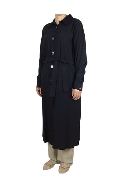ECE GİYİM Women's Tunic with Front Belt and Belt