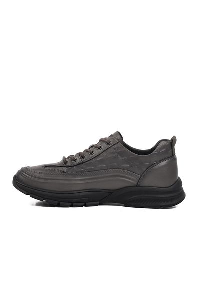 Guja Ανδρικά παπούτσια casual 24K518 M Grey από γνήσιο δέρμα