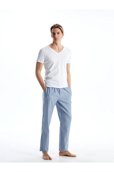 LC Waikiki Tricou pentru bărbați cu mânecă scurtă cu decolteu în V de sezon nou - S5HS53Z8