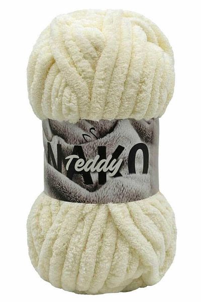 NAKO 3 Τεμάχια Nako Teddy 14227 Κρέμα