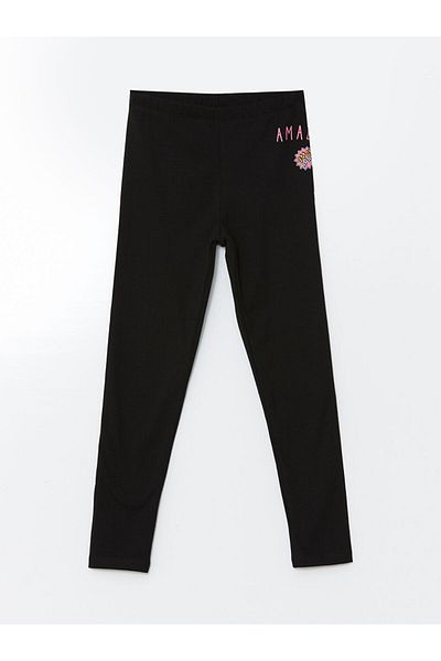 LC Waikiki New Season Elastic Waist Girls' Leggings - S5Gn25Z4