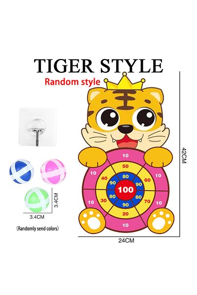 Choice Tiger Style Montessori Dart Board Target Sports Game Toys For Children 4 To 6 Years Old Outdoor Toy