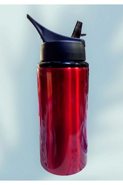 izmir yazici servis Aluminum Water Bottle with Straw 700 Ml.