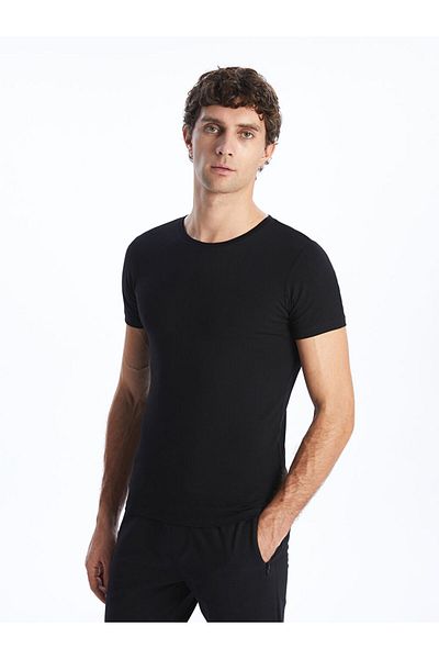 LC Waikiki New Season Crew Neck Combed Cotton Men's Undershirt - S42393Z8