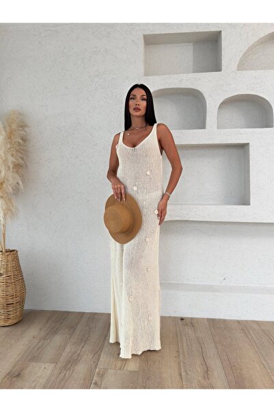 Bettnes EKRU TRİKO BEACHWEAR