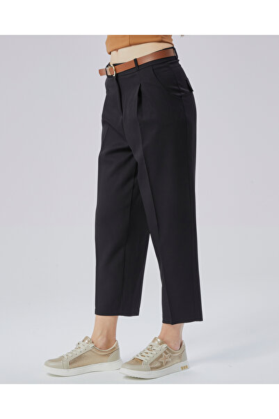HANIMCA GİYİM PANTALON DE VARĂ PENTRU FEMEI, CU POTEAȚI LĂȚI, CU POTEAȚI LĂȚI