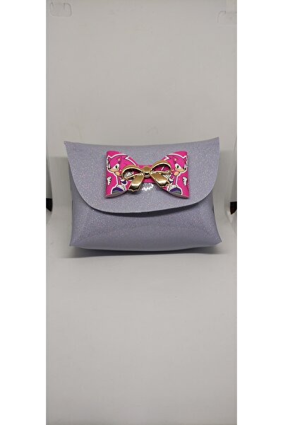 FuryaTedarik Fiyonklu Kız Çocuk Para Cüzdanı Çantası Küçük Boy Omuzdan Asmalı...