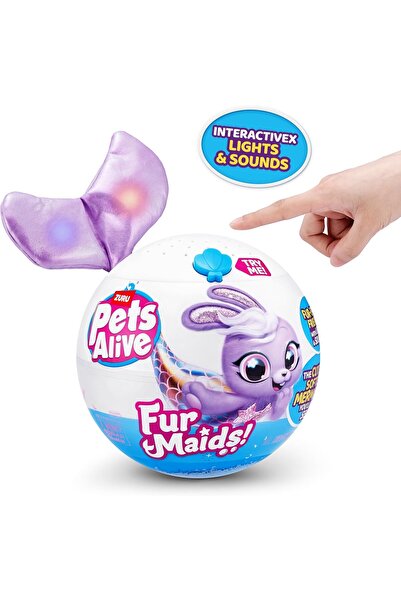 Fillikutum Etkileşimli Işıklı Sesli Pets Alive Furmaids Mermaid Denizkızı Peluş 15 Cm