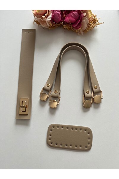 zg hobi aksesuar Örgü çantalar için deri sap , kapak , taban seti