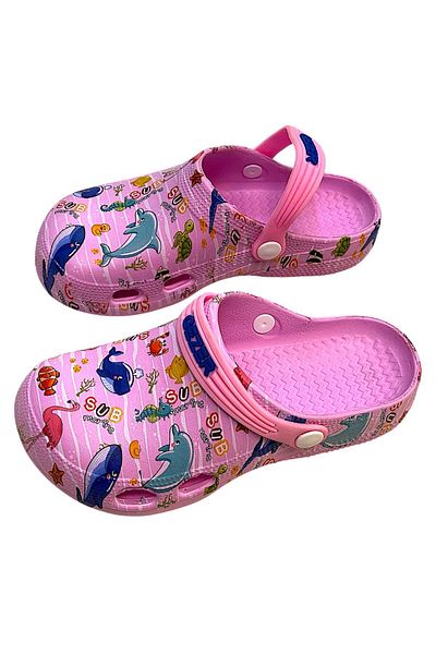 GEZER Closed Front Children's Crocss Model Daily Home School Pool Sandals Terli̇K