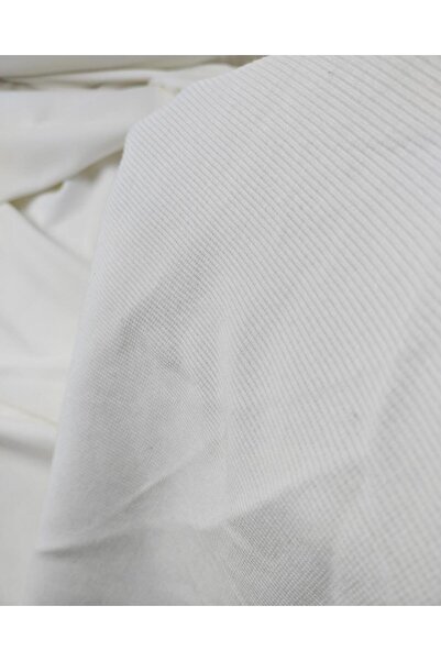 Kumaş Parça Екрю білий колір кашкорсе рібана 120 см