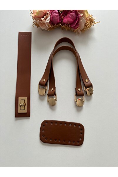 zg hobi aksesuar Örgü çantalar için deri sap , kapak , taban seti