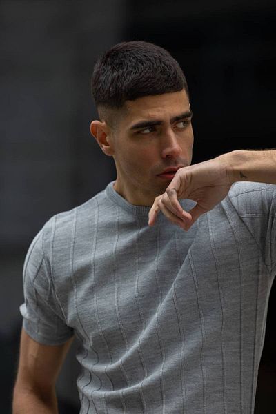 Butik Short-Sleeved Lycra Cotton T-Shirt